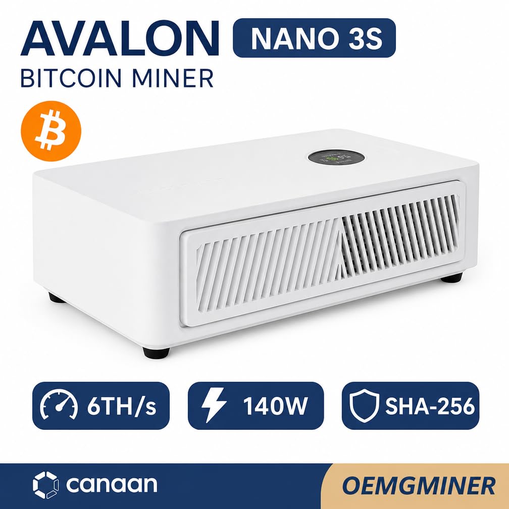 Amazon.co.jp: Canaan Avalon Nano 3S BTCマイナー - 6 TH/s 140W